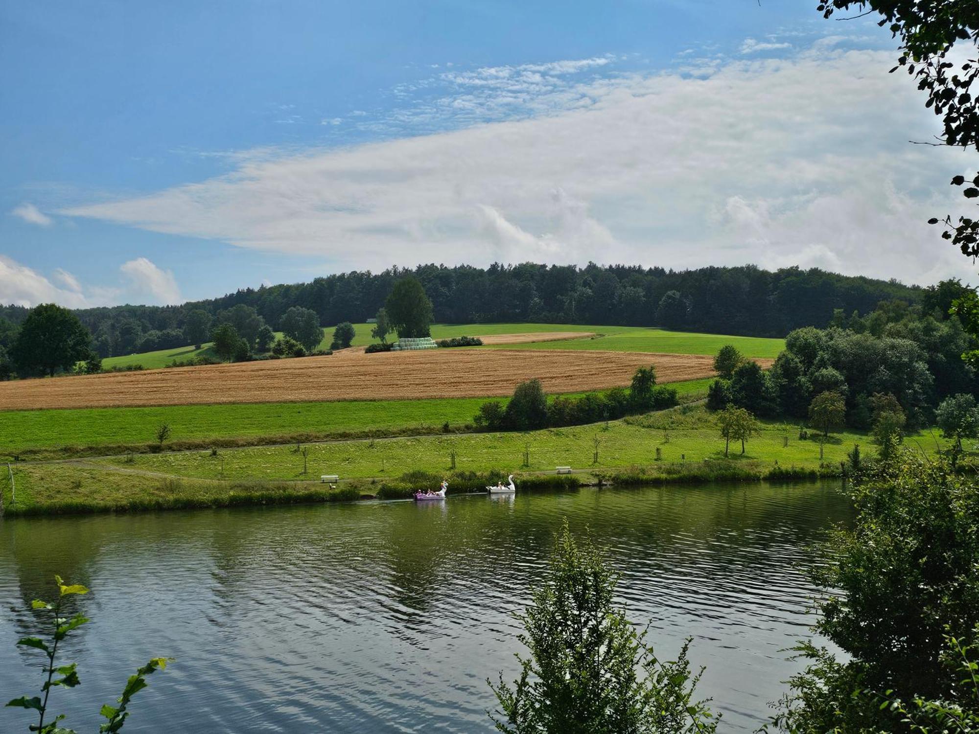 Ferienhaus "Gestiefelter Kater" Am See Im Bergland Kirchheim  Kültér fotó